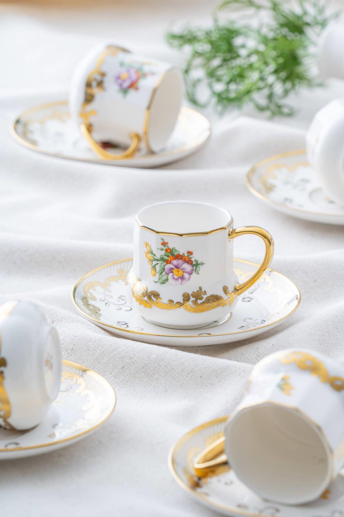 Türk Kahvesi Fincan Seti 6lı